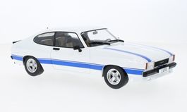 MCG Ford Capri MK II X-Pack, weiss/blau 1975, 1:18