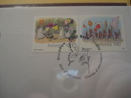 Abart Kreidolf 2013, FDC, Eckzahnstanzung