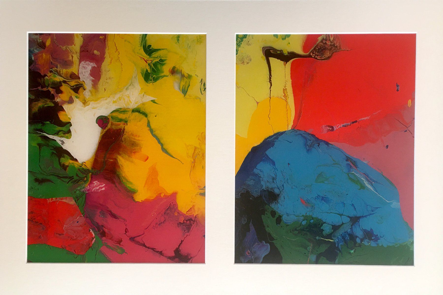 Grafiken & Lithographien: Gerhard Richter «Sindbad» 2 LIMITIERTE FARB-SIEBDRUCKE – Gebraucht aus Nennigkofen von juhit 1
