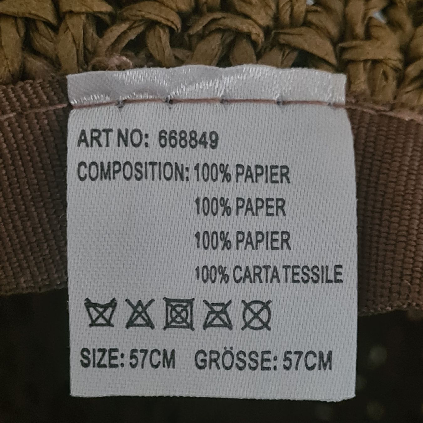 Copricapi, berretti & cappellini: Sonnenhut Gr 57 Braun – Usato da Steinen venduto da turbogeiss99 2