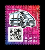 CRYPTO STAMP Kroatien 2020: Transporter