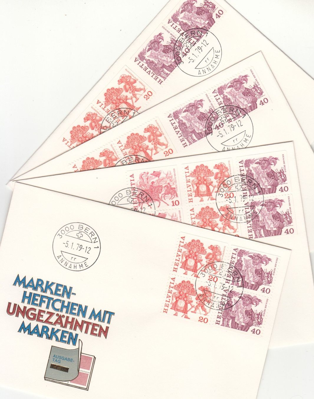 Alle Briefmarken: SBK 595H7 - 598H5 FDC Philswiss – Gebraucht aus Bürglen TG von StampGraf