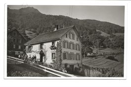 Quarten (SG) ob Walensee - Pension Walser - Foto-AK - 1935