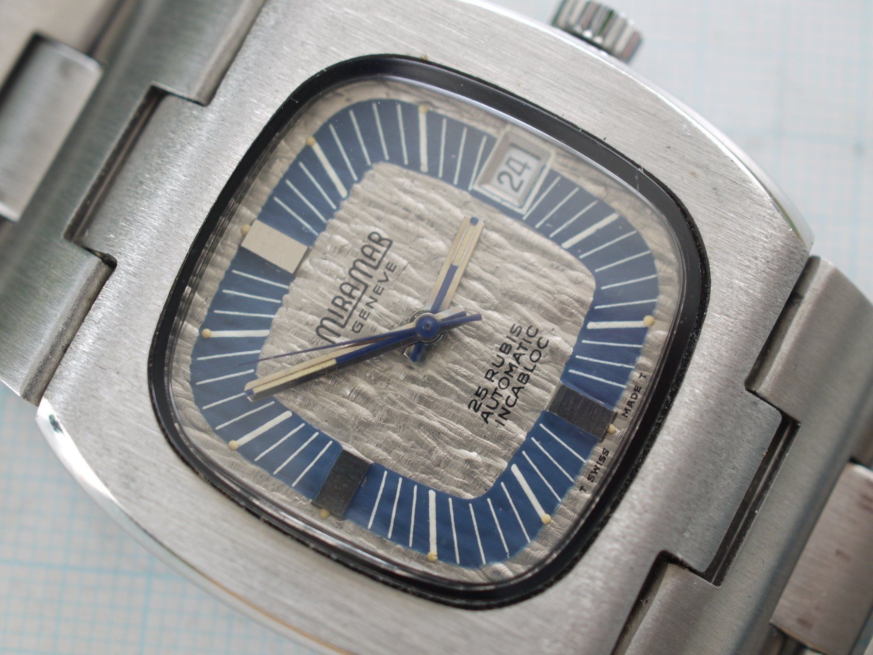 Uhren: Miramar Genève Swiss watch curvex automatic – Gebraucht aus Gross von Retro20 2