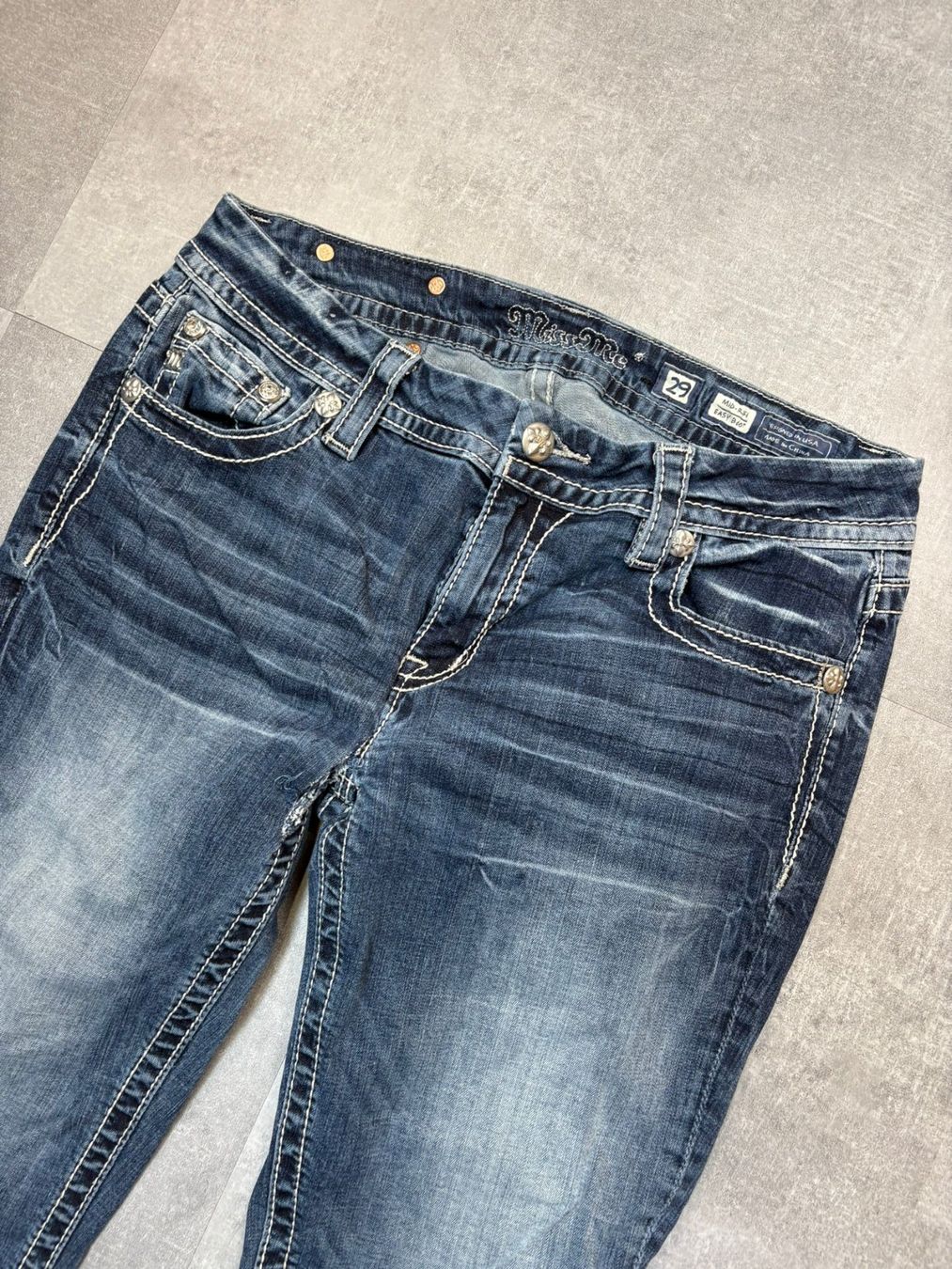Jeans: Miss Me Bootcut Flared Jeans - Grösse L/29 – Usato da Werdenberg venduto da hase.vintage 3