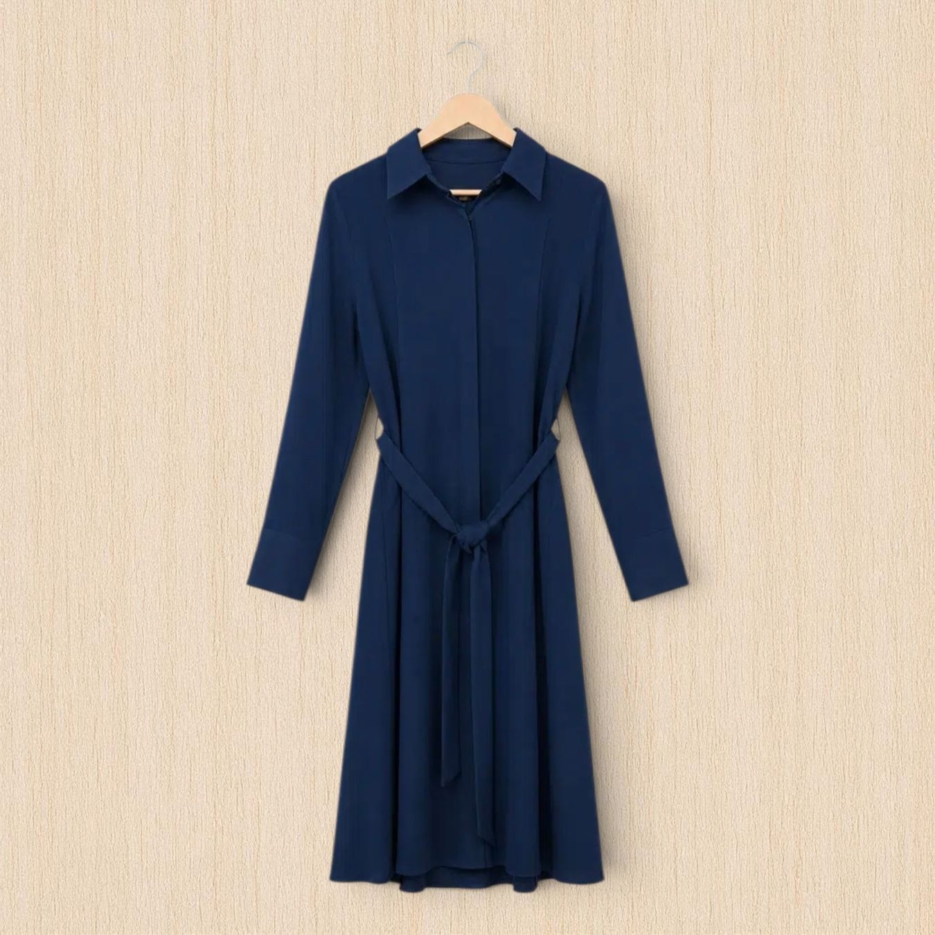 Massimo Dutti Vestiti: Massimo Dutti Hemdblusenkleid Dunkelblau Gr. L – Nuovo (secondo la descrizione) da Le Locle venduto da Threads_CH