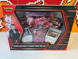 Pokémon-TCG Team Rocket's Mewtwo ex Box - EN - OVP
