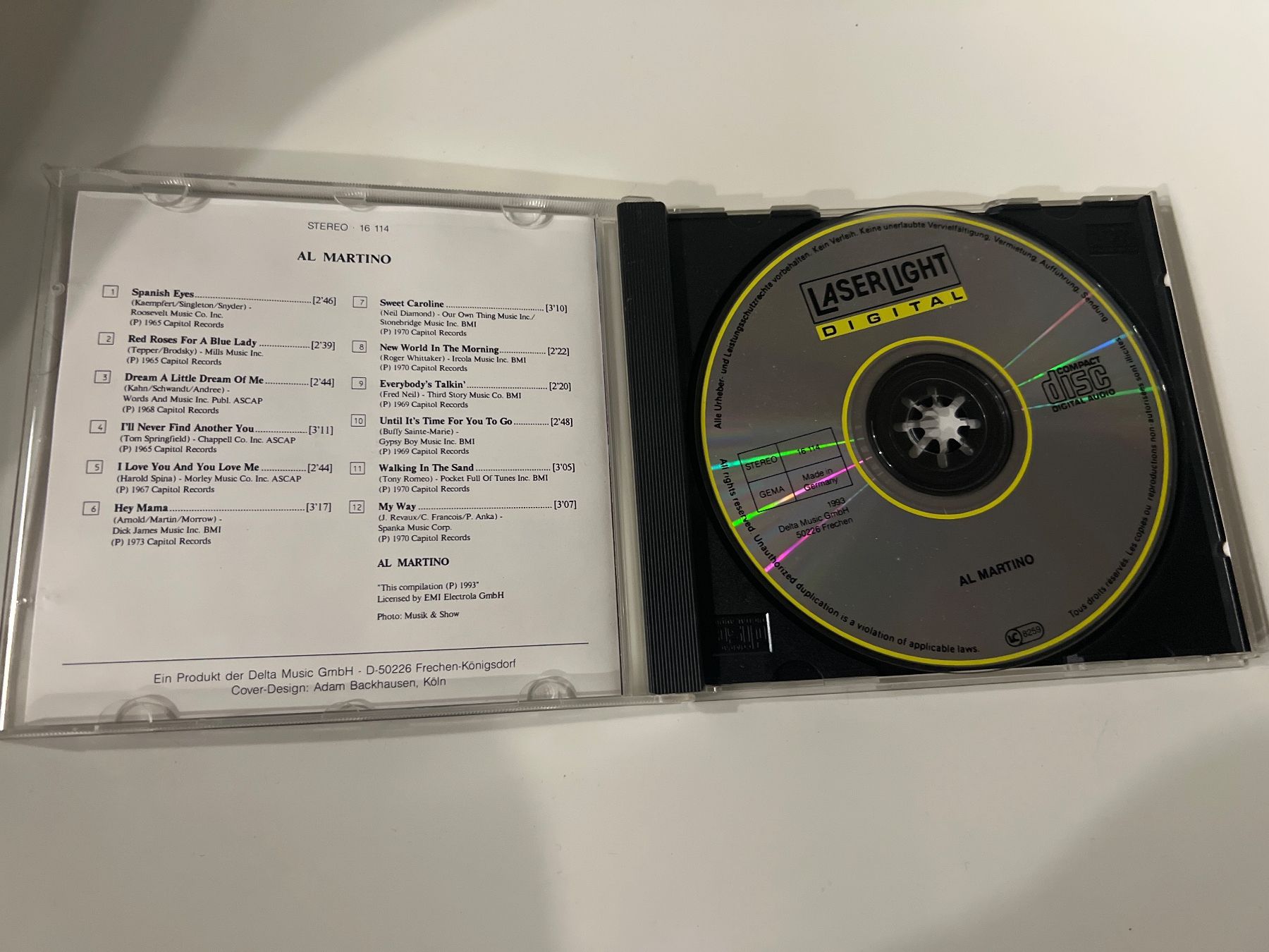 CD: CD Al Martino (compilation, crooner) – Usato da Bouveret venduto da Feelgoodtrading 2