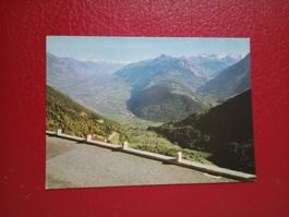 Martigny Wallis Vogelschau von der Rue de La Forclaz