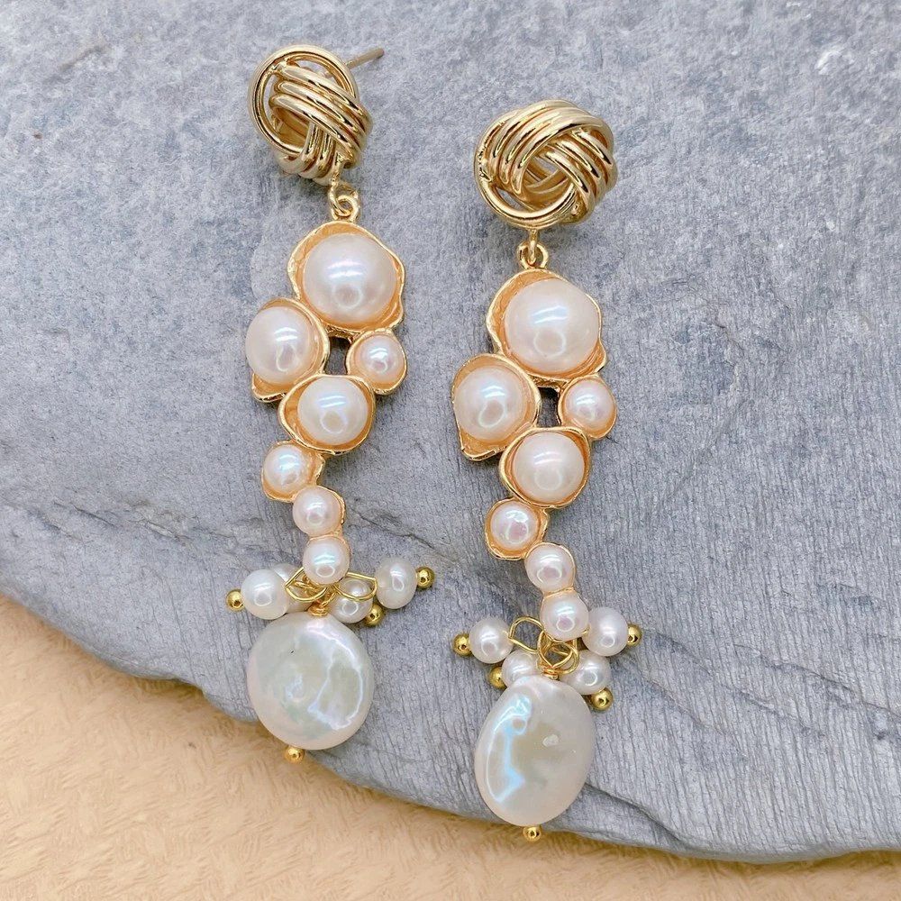 Orecchini pendenti & Orecchini a lobo: Lua Blume Perle Ohrhänger Perlen Boucles Fleur Chandelier – Nuovo (secondo la descrizione) da Prilly venduto da ilyria73 1
