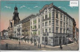 Schaffhausen - Bahnhof und Schwertstrasse - coloriert
