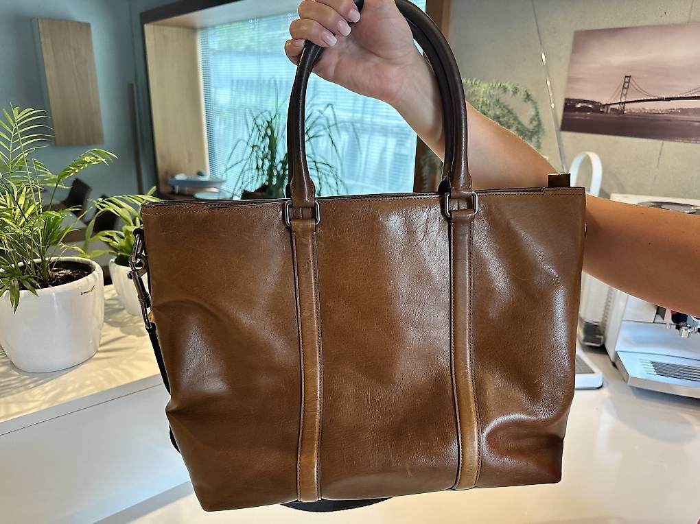 Valigie & Borse: Coach Herrentasche echtes Rindsleder – Usato da Oberhofen Thun'see venduto da porsche64 1