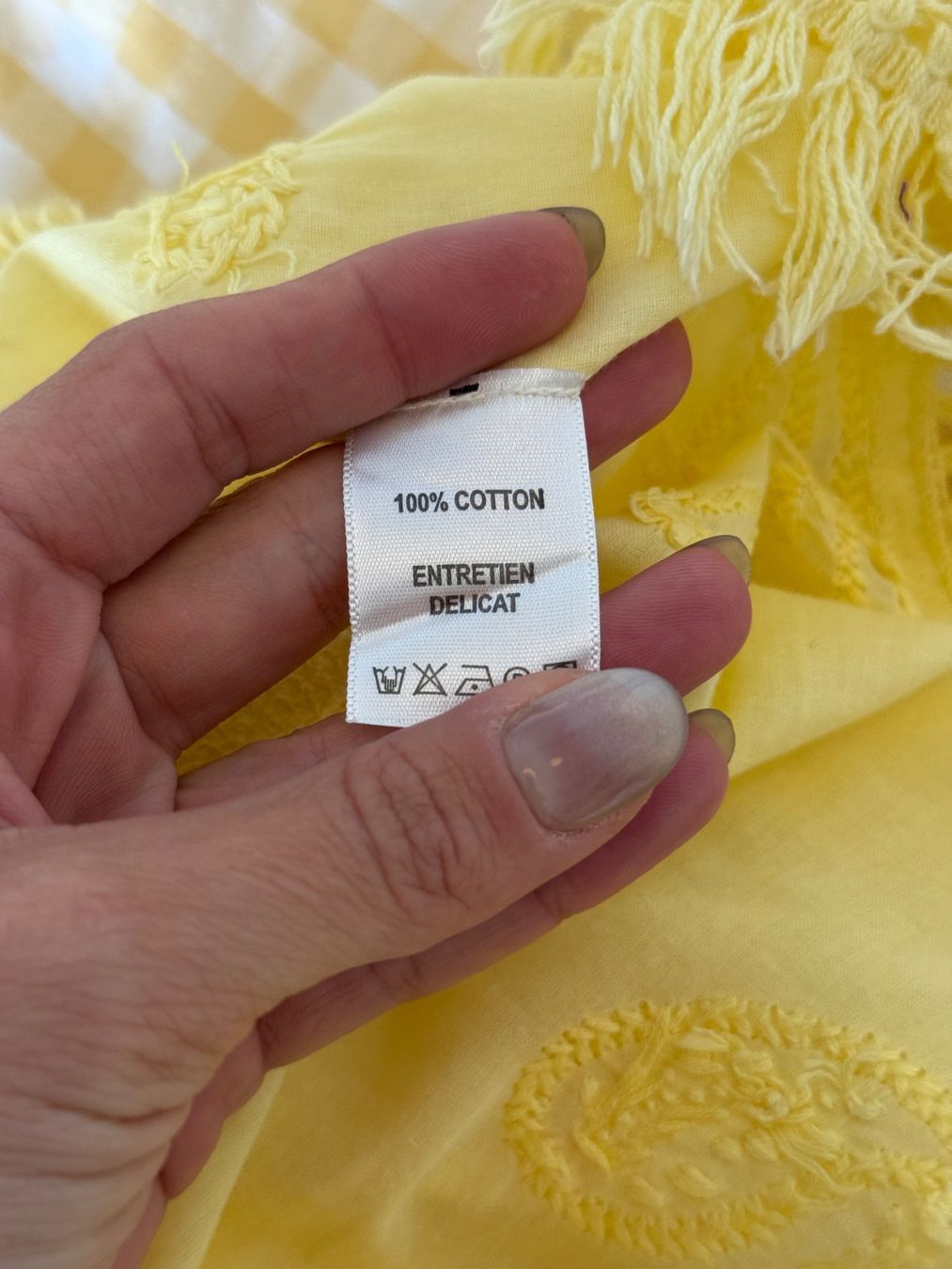 Camicette: Blouse ALBERTO BINI jaune pâle – Usato da Geneve venduto da Salomevergne 4