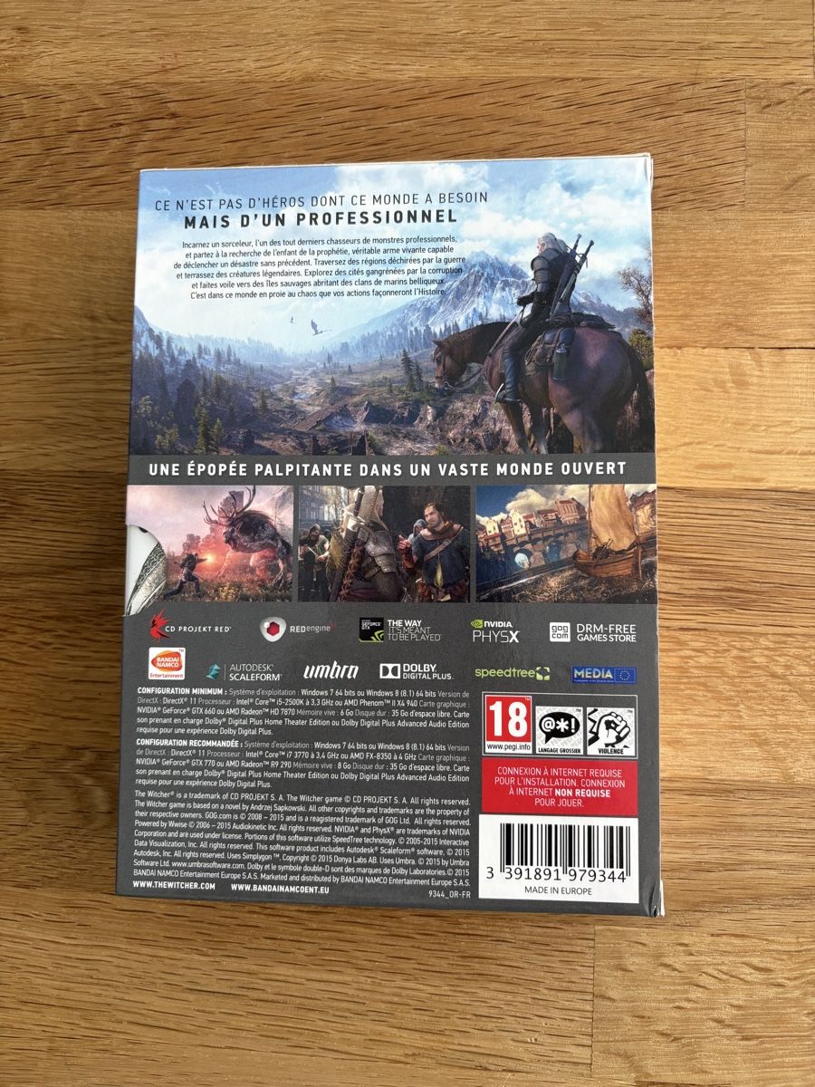 Giochi: Witcher 3 PC – Nuovo (secondo la descrizione) da Effretikon venduto da jedibabu 1