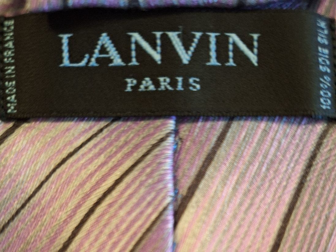 Lanvin Krawatten: LANVIN cravate excellent état – Gebraucht aus Genève von mbest01 4