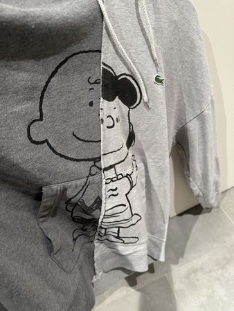 Lacoste Peanuts Hoodie XL Grau Unisex