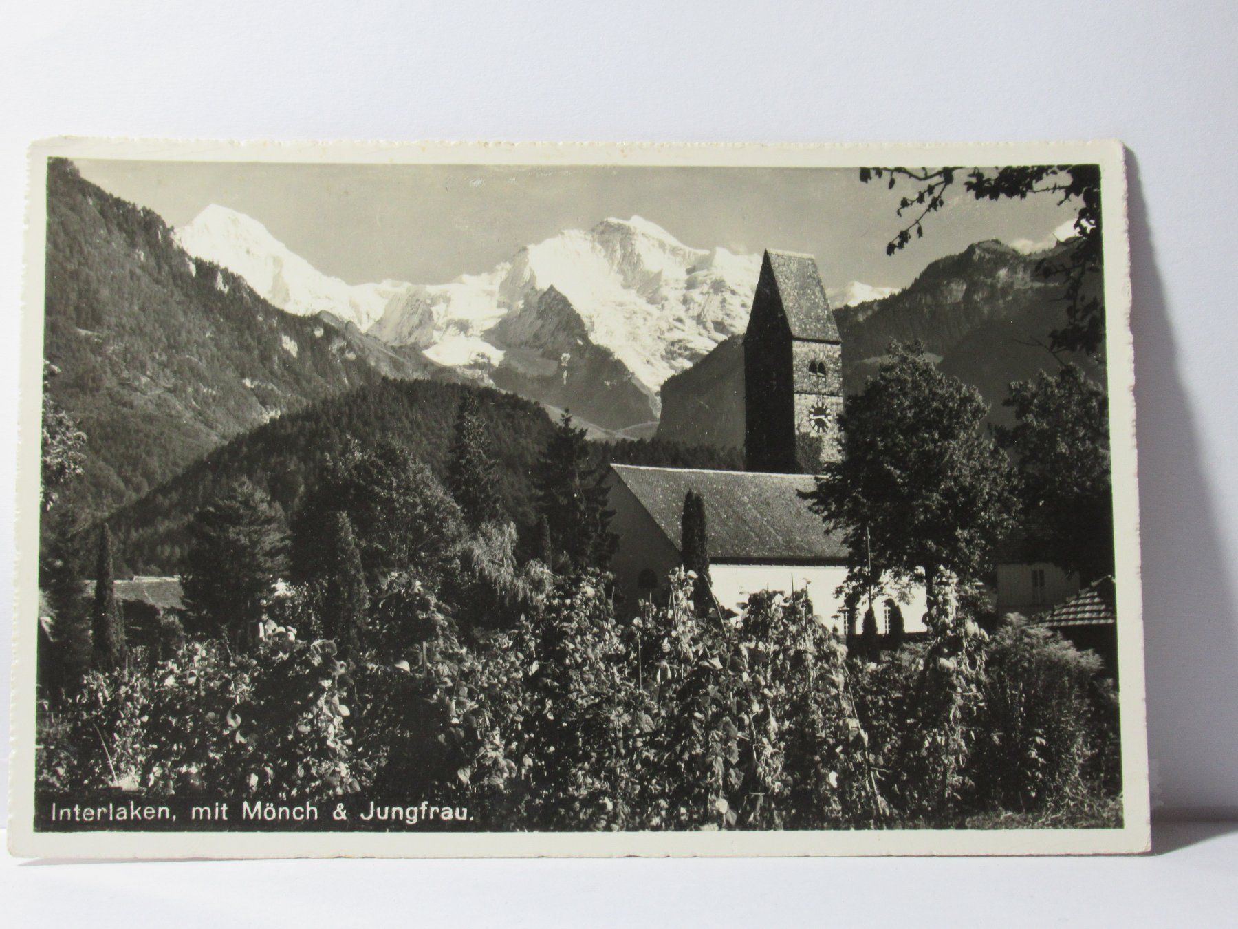 Cartoline postali: Interlaken mit Mönch und Jungfrau – Nuovo (secondo la descrizione) da Grenchen venduto da Bluemchen1900