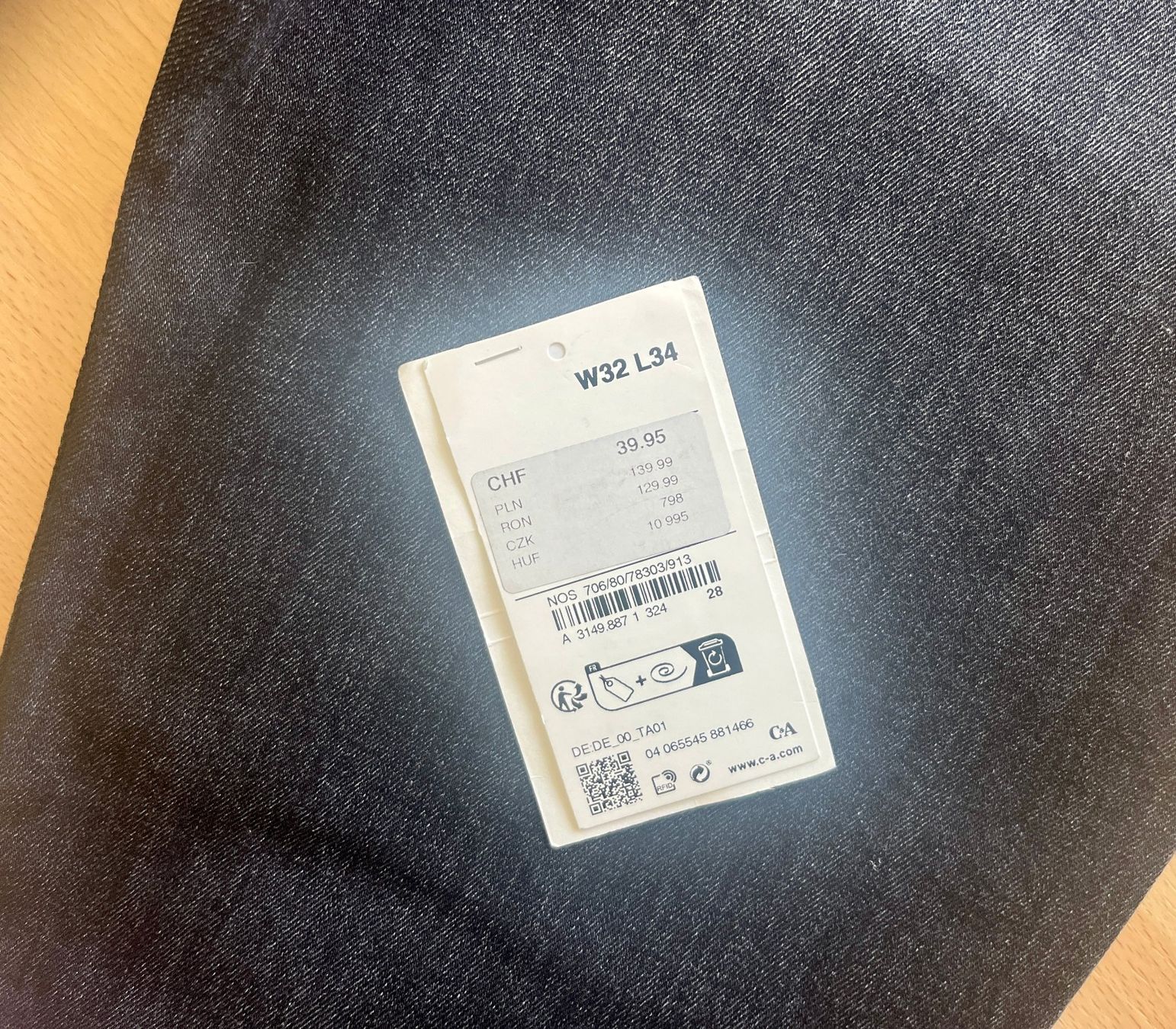 C&A Jeans: Jeans, straight, W32, L34 – Usato da Zürich venduto da fbsm 6
