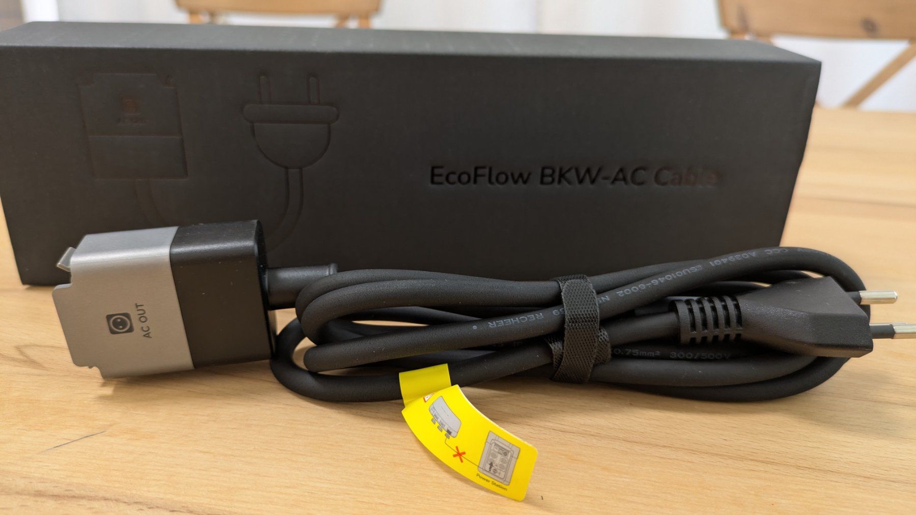 Ecoflow Kabel: EcoFlow AC Cable / Netzkabel für PowerStream – Neu (gemäss Beschreibung) aus Staufen von Fleby84