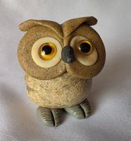 Eule Figur ist ein Naturstein Handgemacht und einzigartig 