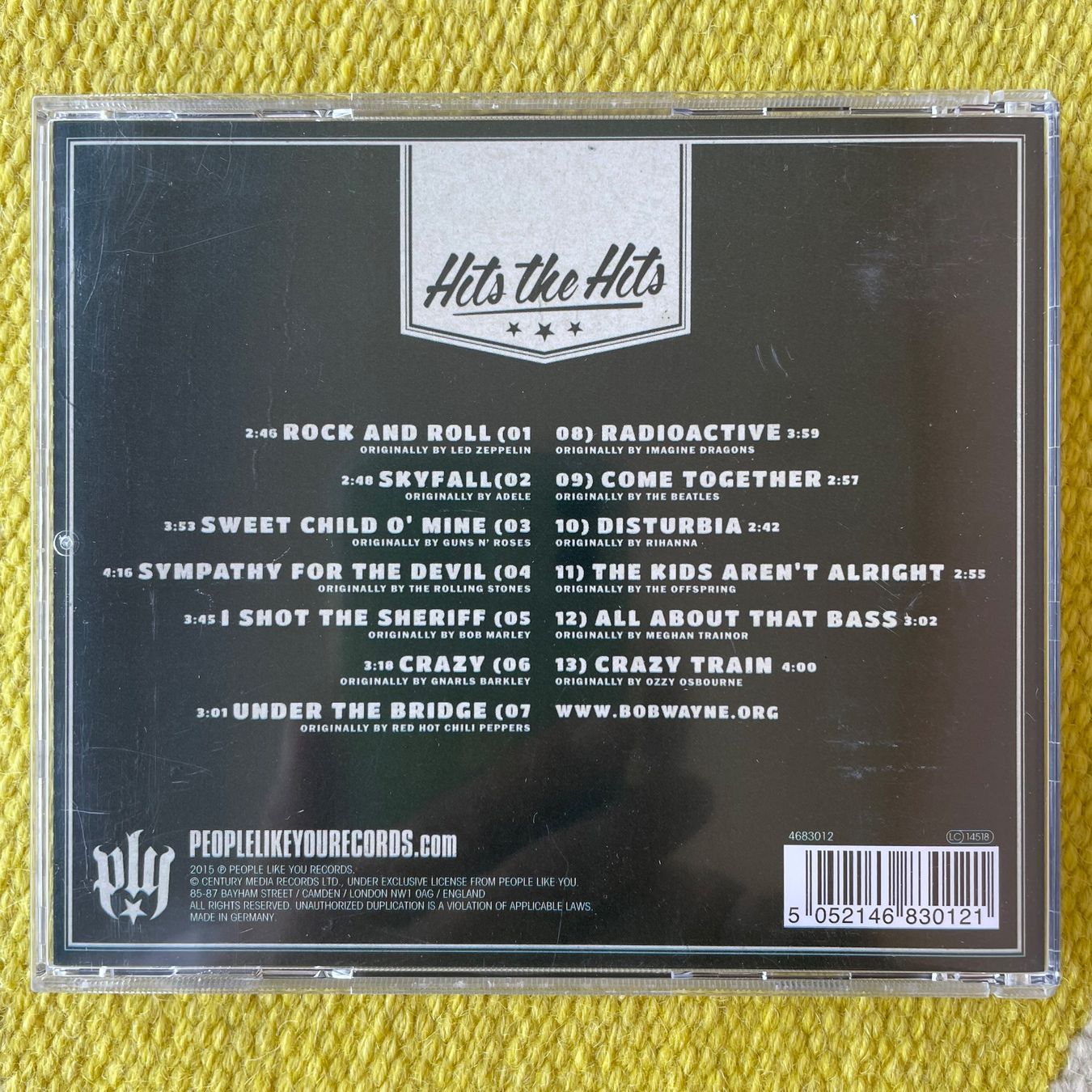 CD: BOB WAYNE-HITS THE HITS – Usato da Rorschacherberg venduto da CD-Roli 1