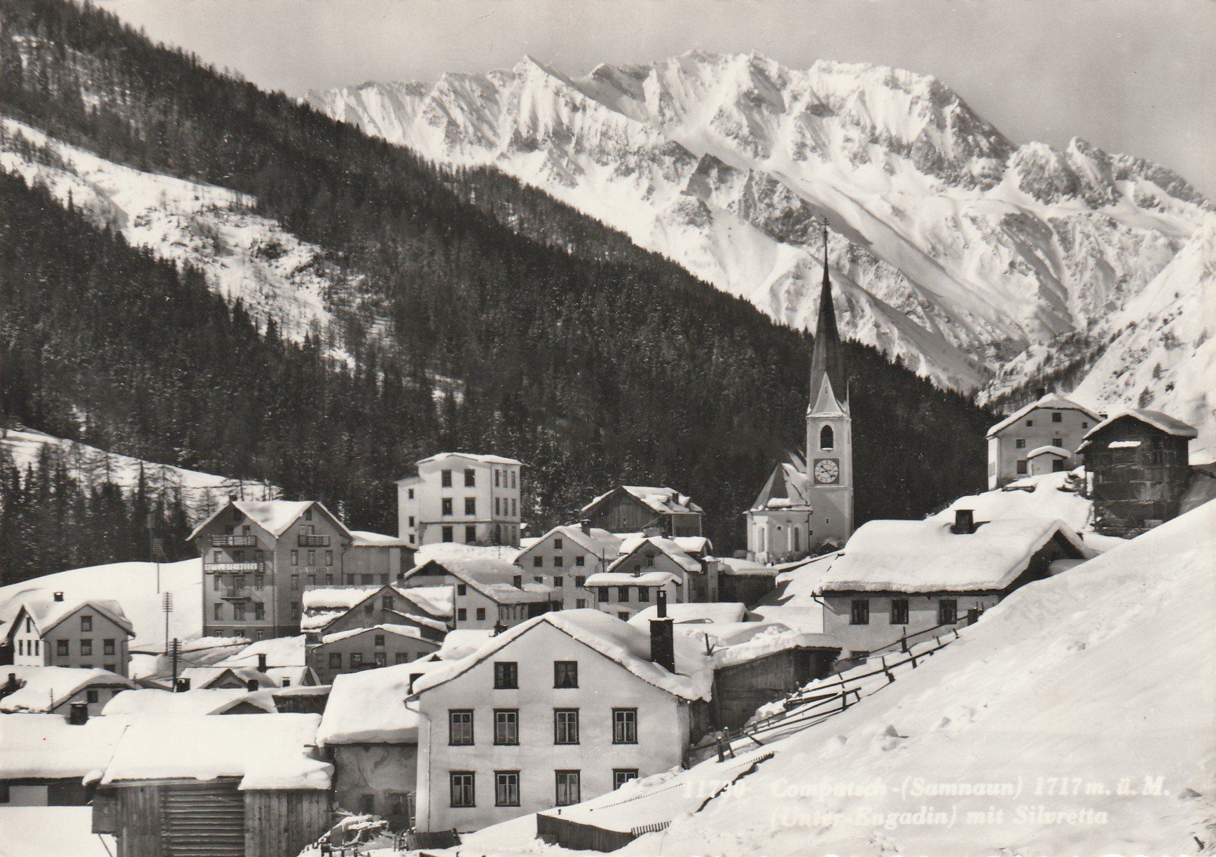 Cartoline postali: Samnaun - Compatsch im Winter – Usato da Rorschacherberg venduto da fratovi2