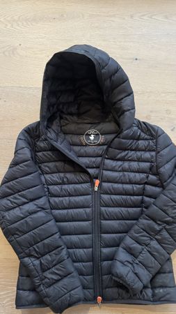 Save the Duck ultra light Jacket Grösse 2/M in schwarz