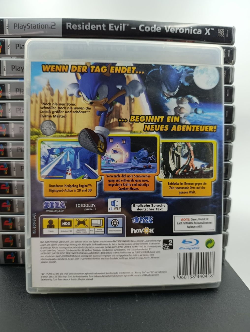 Sony Jeux: Sonic Unleashed - PS3 – D'occasion à Wil SG par Donaldus 1