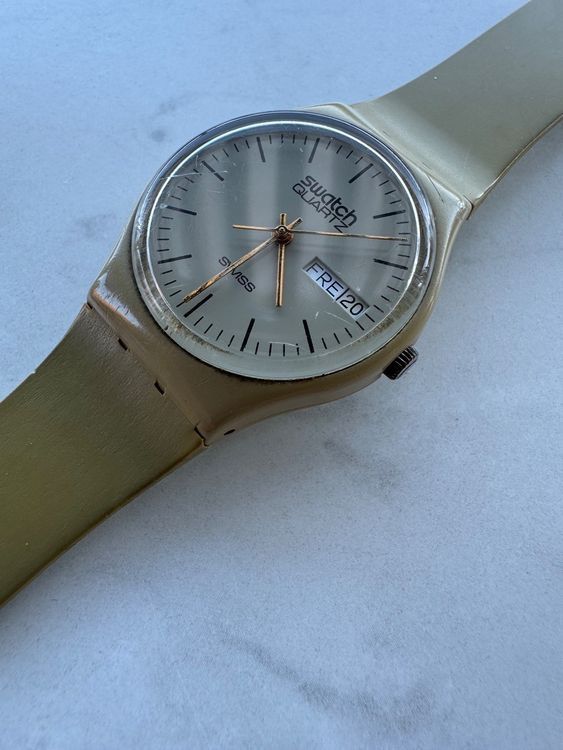 Swatch Uhren: Swatch Gent GT702 1983 (Backcode A83) – Defekt aus Zürich von Shelda 2