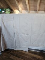 LENDA Gardinen (7 Stück) + Raffhalter, elfenbeinweiss