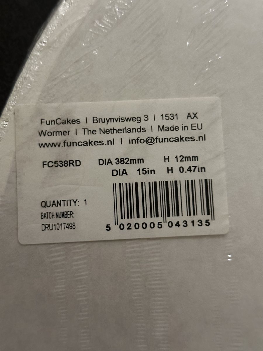 Piatti di portata: 3 Cake Drum Tortenplatten 1cm hoch – Nuovo e nell'imballaggio originale da Eglisau venduto da Brewster1 4