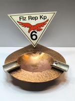 Tisch-Aschenbecher-Souvenir der Schweizer Luftwaffe