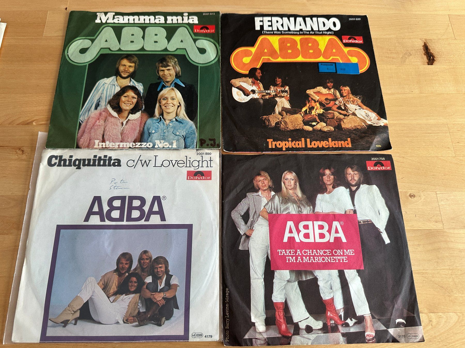 ABBA rare Singles 1975-1978 rare Pressungen Top Hit Kult (Gebraucht) in ...