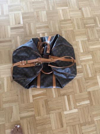 Louis Vuitton Reisetasche Monogram Canvas braun gebraucht