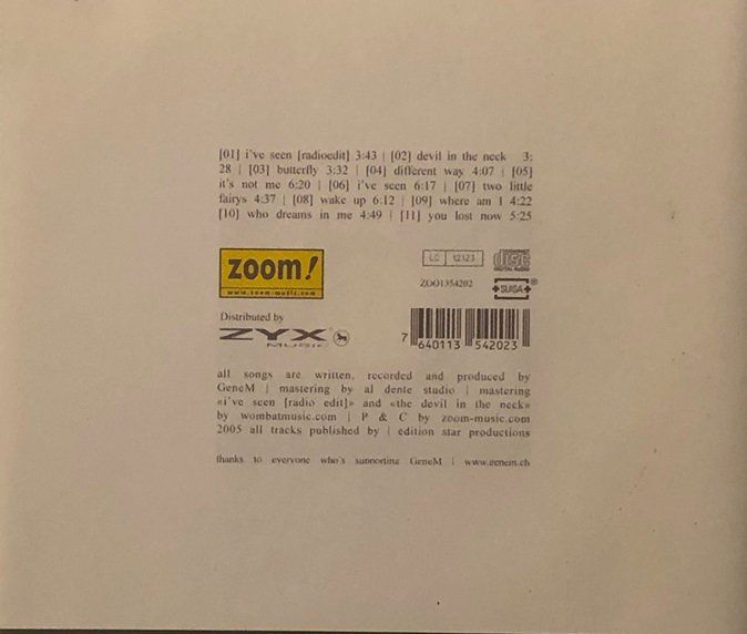 CD: GeneM - I've seen – Usato da Grüningen venduto da azulgris 1