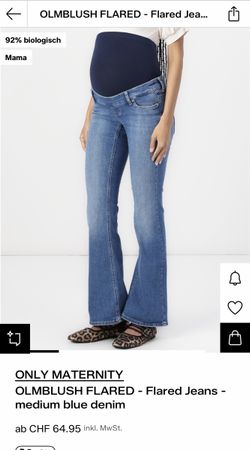zwei Paar Umstandshosen VeroModa Jeans blue denim Gr 38 Mama