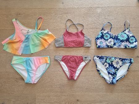 3 Bikini Gr. 170 für Mädchen von Aebercrombie Protest H&M
