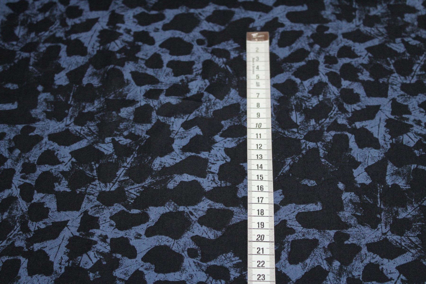 Tessuti: Stoff Kleiderstoff Viscose blau/schwarz – Nuovo (secondo la descrizione) da Obfelden venduto da solomon111 2