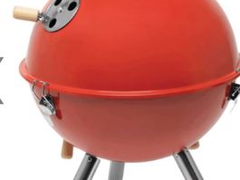 Mini BBQ Grill Cookout, rot, ca. 30 cm Durchmesser