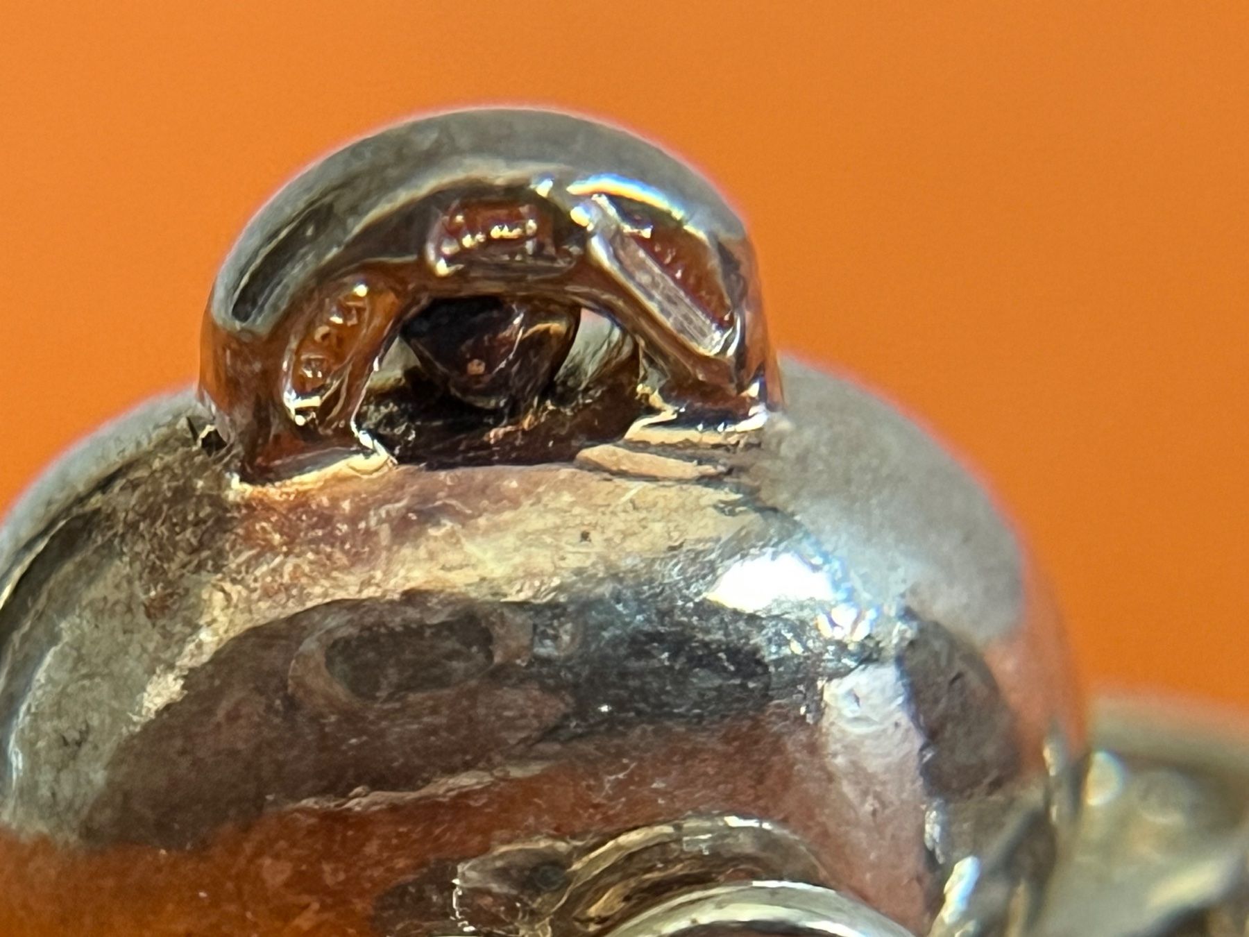 Manschettenknöpfe: CHANTECLER Capri silver cufflinks gemelli campanella – Gebraucht aus Lugano von LVC 7