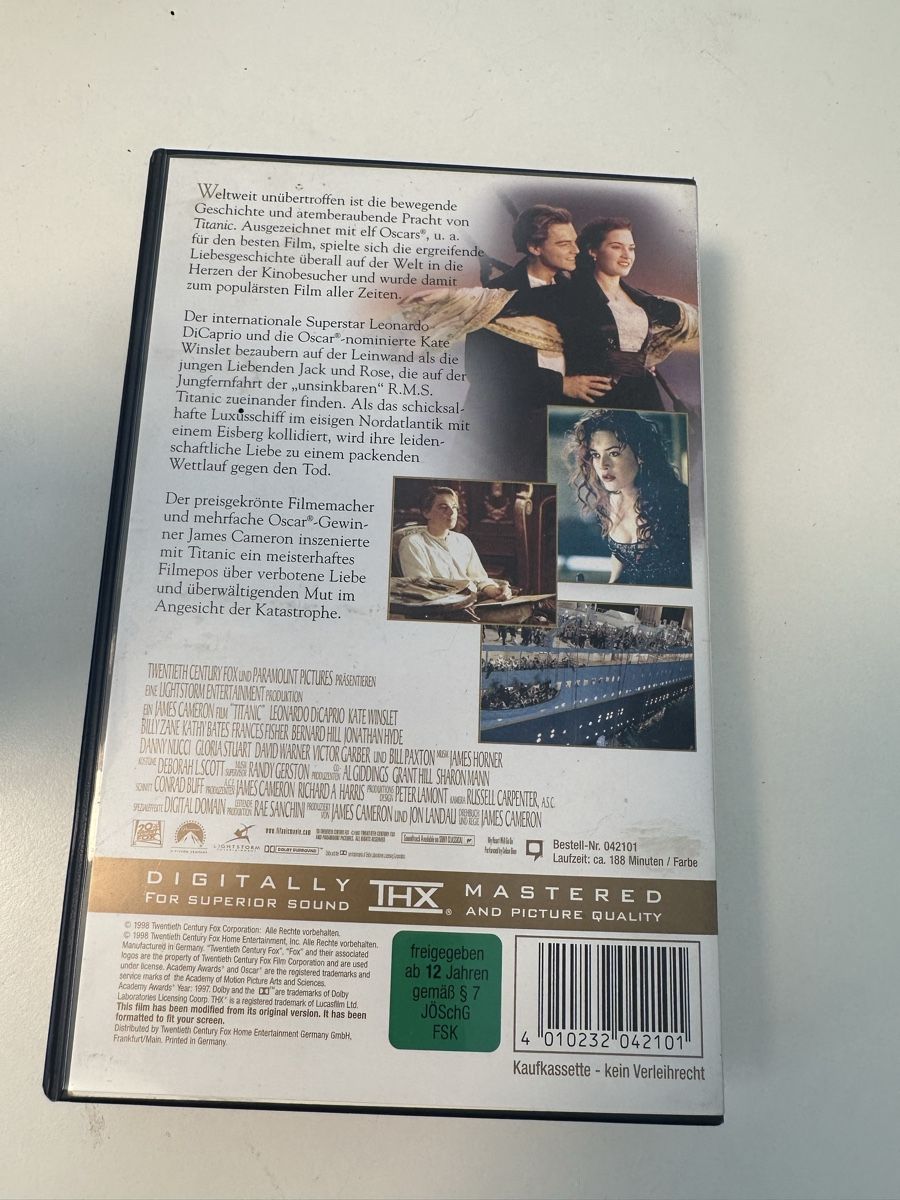 Tutti i VHS: VHS Klassiker: Titanic – Usato da Zollikofen venduto da Taximan89 1