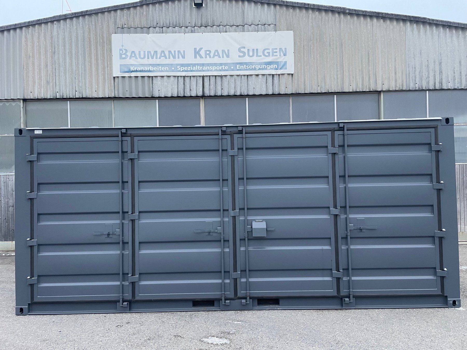 Conteneurs de construction: 20' Lagercontainer Open Side, Party, Lounge, Seecontainer! – D'occasion à Kradolf par BKSAG