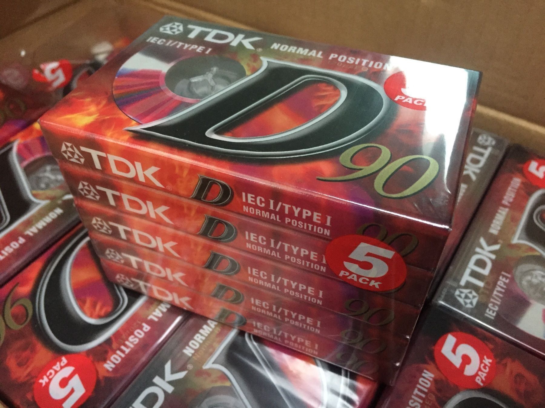 Kompaktkassetten: Kassette TDK IEC TYPE 1 5stk – Neu und originalverpackt aus Winterthur von klassikaudio