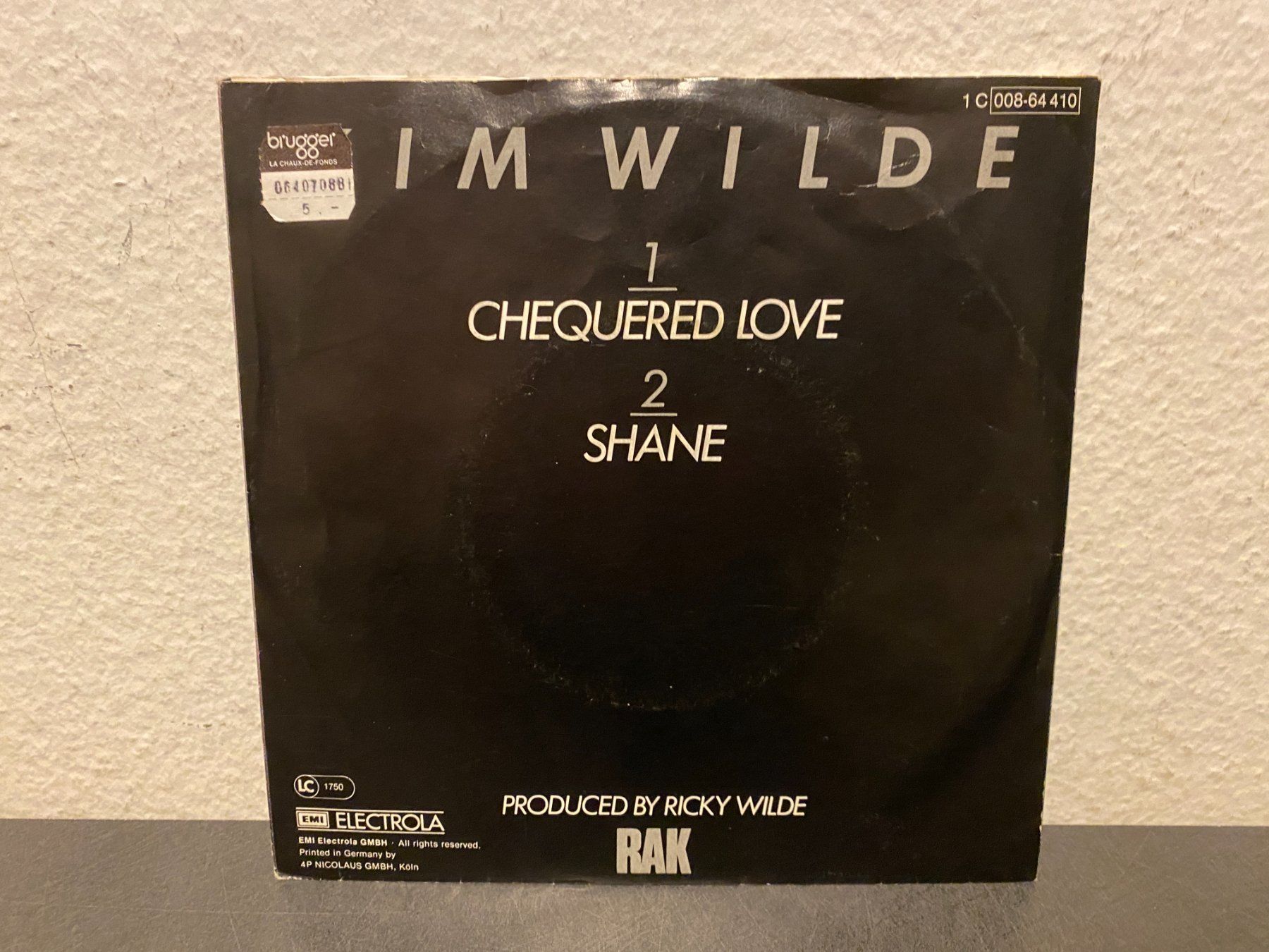 Dischi in vinile: Kim Wilde - CHEQUERED LOVE 7" Vinyl – Usato da Basel venduto da VinylLover68 1