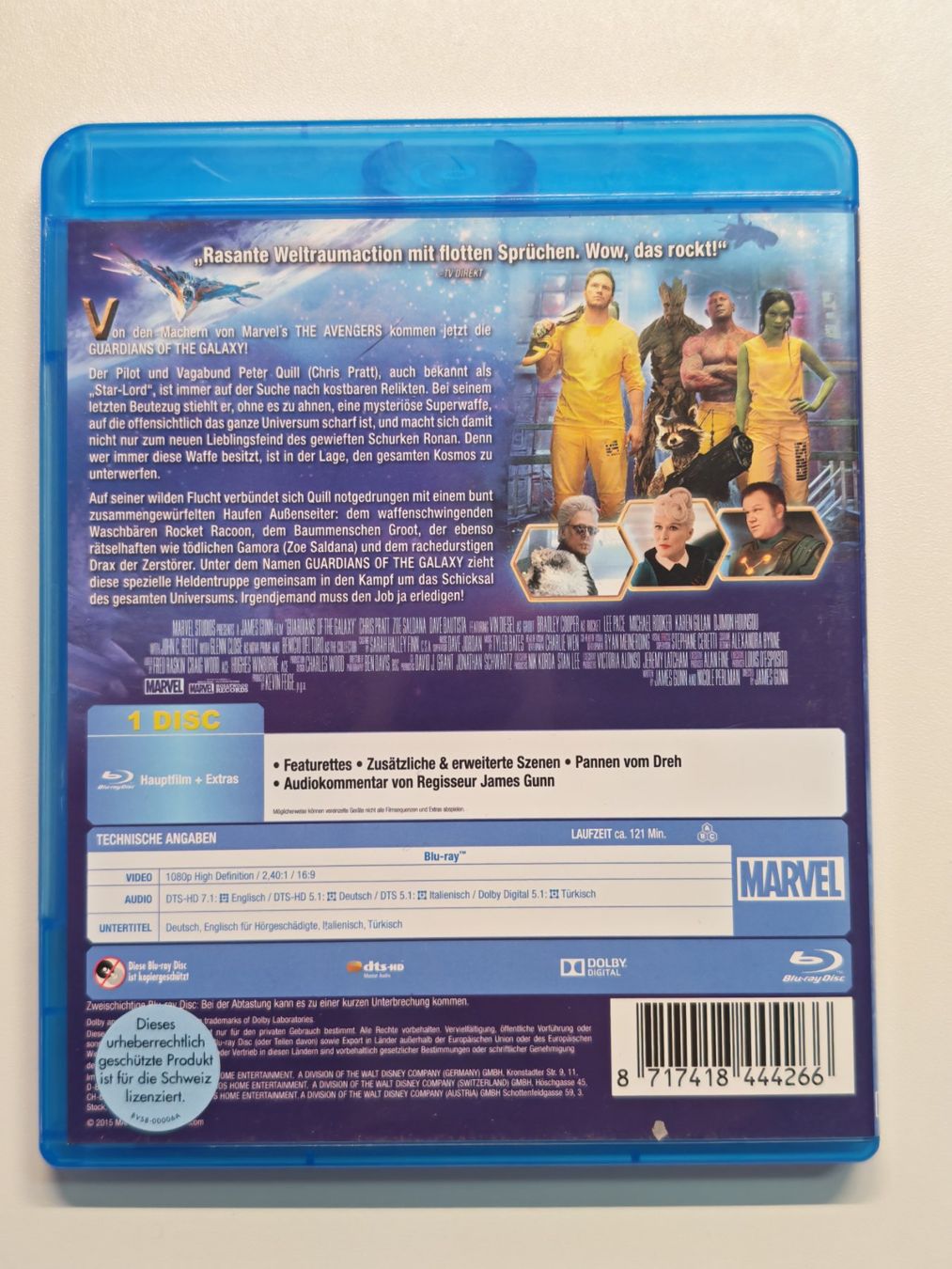 Tutti i DVDs: Guardians of the Galaxy – Usato da Liestal venduto da Kratzilla 2