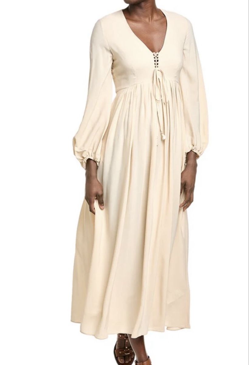 Max Mara Vestiti: beiges Kleid von Max Mara Grösse 38 – Usato da Zürich venduto da aha_v2zt