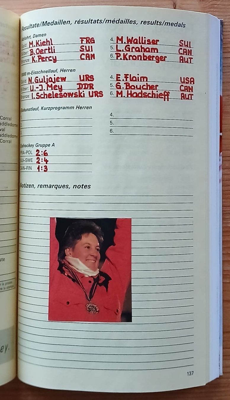 Libri: Schweizer Olympiaführer Calgary 1988 – Usato da Krauchthal venduto da mago371 9