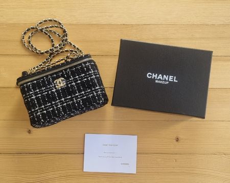 Chanel VIP Makeup Gift Vanity Case im Tweed-Look (NEU)