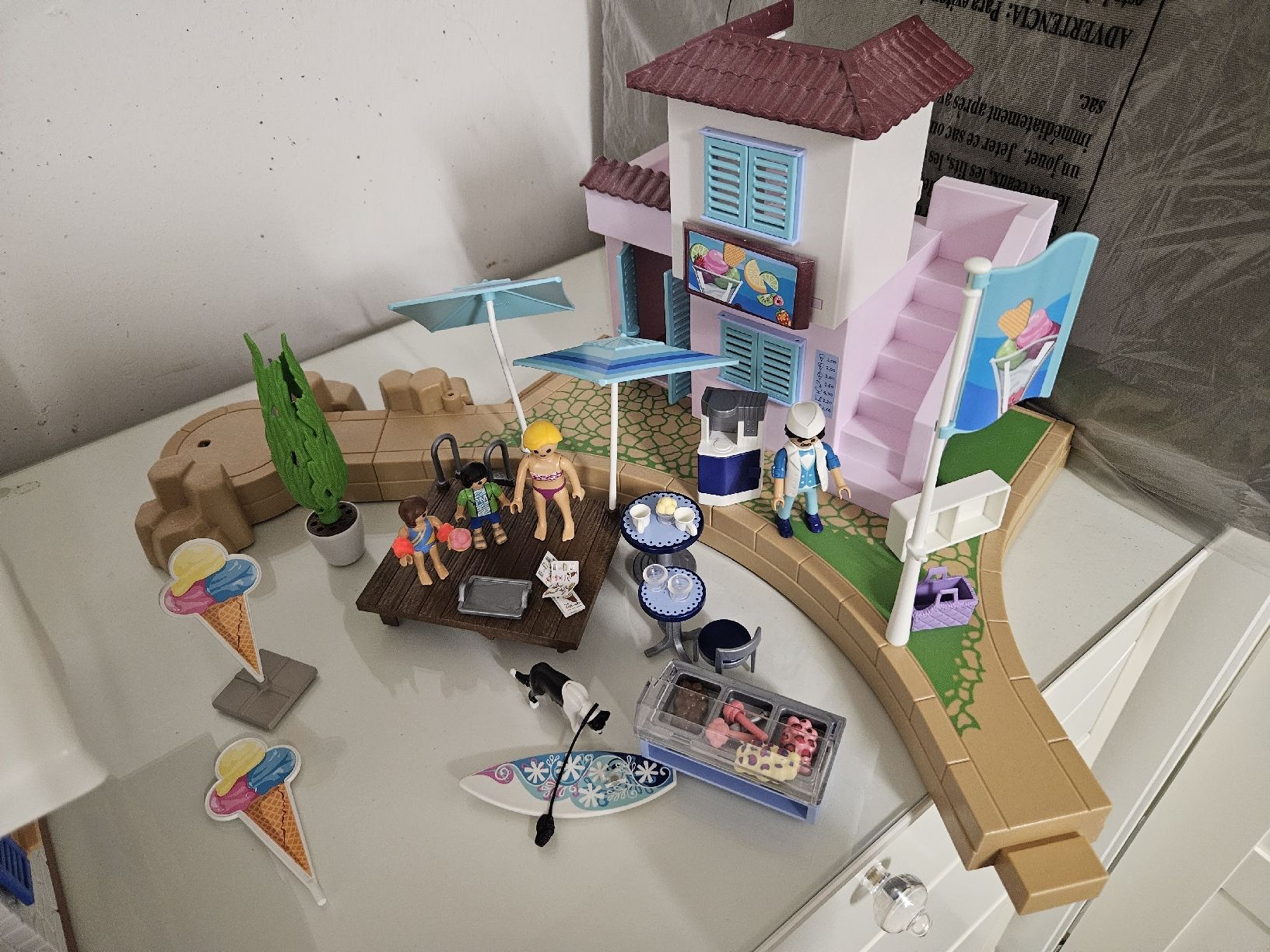 Playmobil Giocattoli: Playmobil Eisdiele am Hafen – Usato da Hünenberg See venduto da mar_dpm2