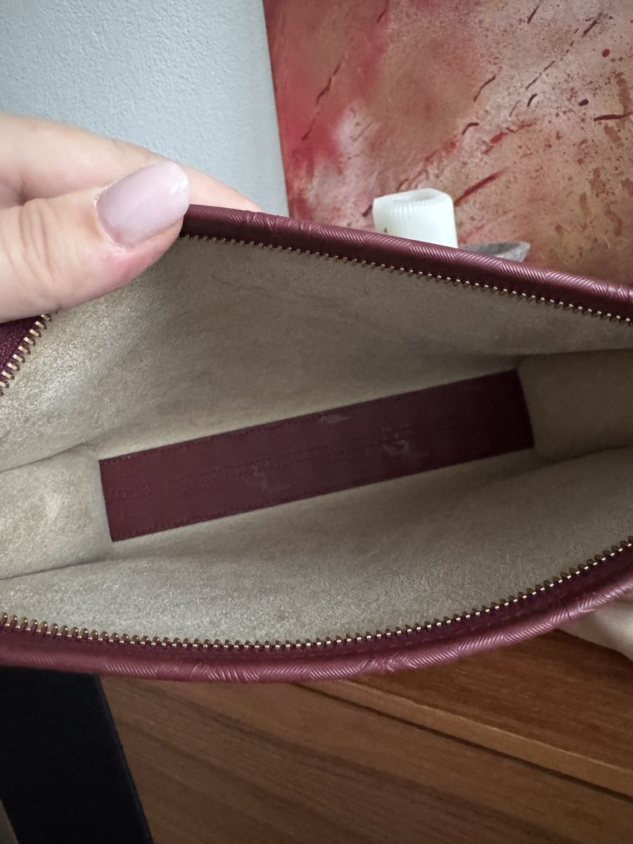 Maison Mollerus Borse da donna: Maison Mollerus Necessaire antik rot/gold – Usato da Baden venduto da Linda46 5